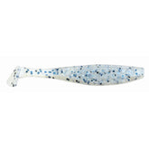 netbait hextek blip minnow 3in blue pearl hologram attracts finesse bass in clear water.