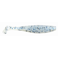 netbait hextek blip minnow 3in blue pearl hologram attracts finesse bass in clear water.