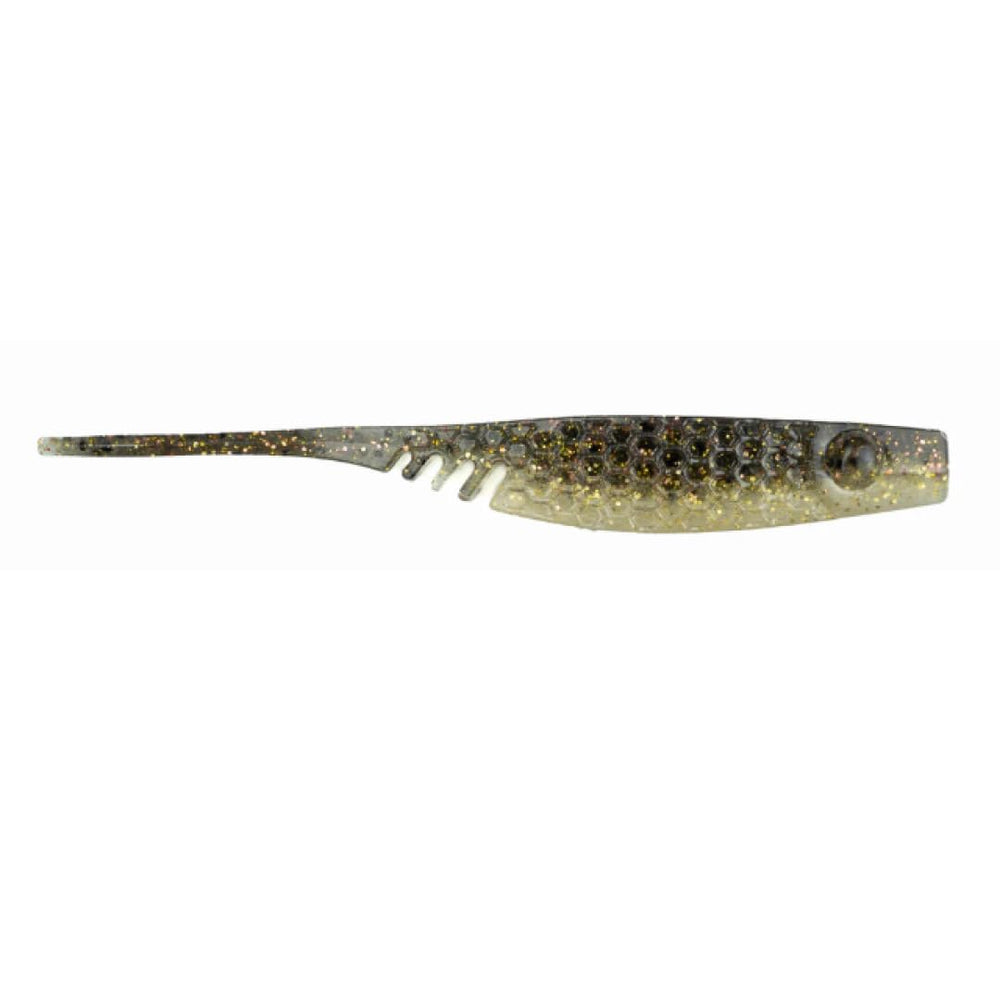 NetBait HexTek EKO Shad 3 inch close-up shows hexTek texture for scent release