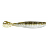 NetBait HexTek Whip Tail Shad in green pumpkin shows a natural 4.25-inch profile for bass