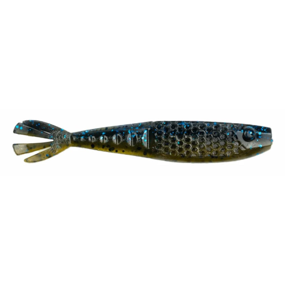 NetBait HexTek Whip Tail Shad profile showcases natural baitfish silhouette for bass