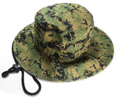 NevEND unisex cotton camo bucket hat for fishing shade and sun protection