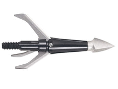 New Archery Products Shockwave mechanical broadhead with 1-1/4-inch cutting diameter for deep penetration
