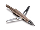 New Archery Products Slingblade crossbow broadhead front view shows large 1 7/8 inch cut