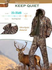 NEW VIEW camo jacket fleece lining provides warm, comfortable wear
