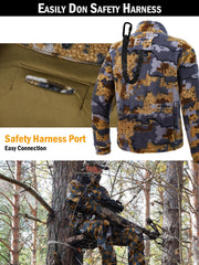 NEW VIEW Quiet Whitetail back pocket secures essential gear during hunts