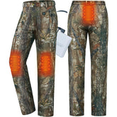 NEW VIEW Women camo heated pants back heating zones deliver quick warmth