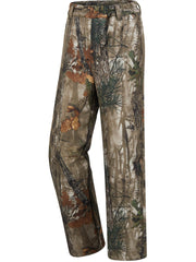 NEW VIEW women's camo pants fabric detail shows silent materials for stealth hunting