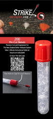 New Zealand Strike Indicator Tubing with pre-cut sleeves and vial – close up