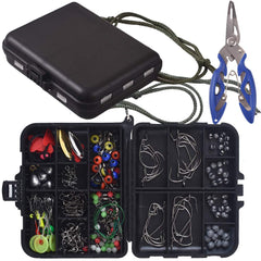 Newk 188Pcs Fishing Accessories Kit with tackle box – full kit view