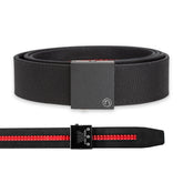 Nexbelt EDC ratchet belt Supreme Black buckle close-up for safe concealed carry.