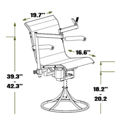 NEXCAM AXIS RC 360 dual-axis swivel enables fluid repositioning during sit-and-scan moments