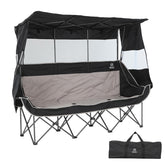 Nice C 3-person camping chair wide seat for group outdoor lounging