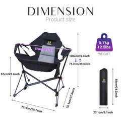 Nice C hammock camping chair high-back-relax provides comfortable lounging while camping.