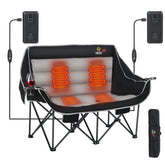 Nice C heated camping chair with battery provides warm outdoor seating.