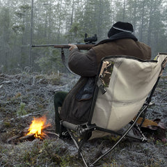 Nice C hunting chair breathable mesh seat keeps you cool outdoors.