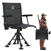 Nice C Swivel Hunting Chair with 360° swivel base for silent field maneuvering and quick aiming