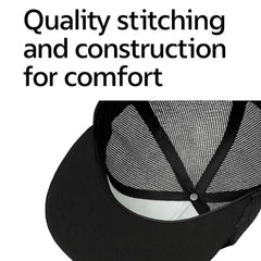 NICERIDE mesh-back trucker hat provides breathable comfort during outdoor activities.