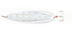 Nichols Lures 6FS2-25 Mini Magnum Flutter Spoon Shattered Glass Silver 2.5oz