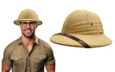 Nicky Bigs Novelties tan pith helmet - front view