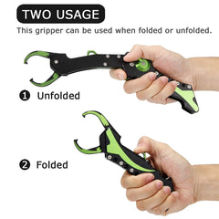 Lightweight aluminum alloy lip gripper with Oxford sheath attached