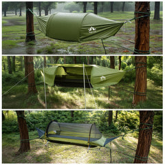 Night Cat rainfly with sun shade provides outdoor shade and airflow