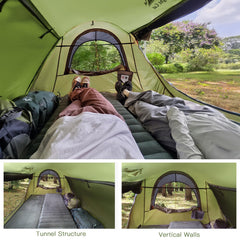 Night Cat spacious interior fits two sleeping pads comfortably