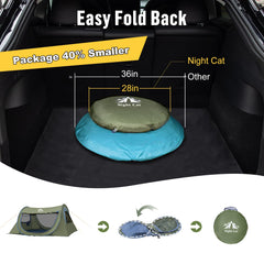 Night Cat tunnel-design weatherproof for rain and wind