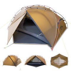 Night Cat ultralight tent packed size shows portable design for easy backpacking trips.