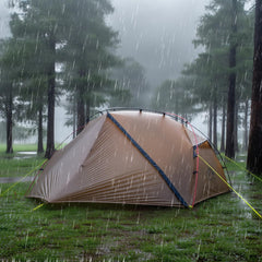 Night Cat ultralight tent being pitched quickly demonstrates fast solo setup.