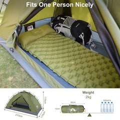 Night Cat upgraded tent rainproof materials protect against heavy rain and wind