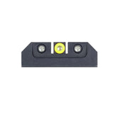 Night Fision Tritium night sights for Taurus G2C with front yellow ring offer target acquisition in low light