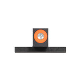 Night Fision Tritium Perfect Dot front sight with orange ring on Springfield XD for quick low-light target acquisition.