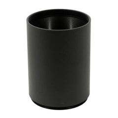 Nightforce anti-glare 3-inch sunshade mounted on a 52mm scope for sharp target visibility.