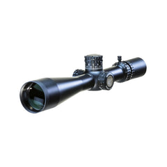 Nightforce ATACR 5-25x56mm F1 illuminated reticle image emphasizes quick holds and precise ranging.