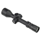 Nightforce NX8 closeup ocular shows a clear lens for low-light hunting