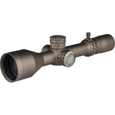 Nightforce NX8 side view in dark earth shows rugged design for harsh environments.