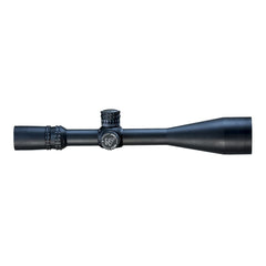 Nightforce NXS 8-32x56mm F2 hunting scope side view for rugged long-range use.