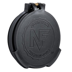 Nightforce objective durable weather-resistant cap protects lens in harsh environments