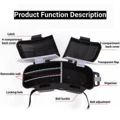 Adjustable waist strap with buckle