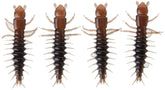 NIKKO Hellgrammite 3in natural 4pack close-up showing lifelike form and durable material.