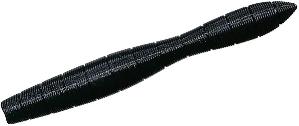 Nikko Leech 3.8-inch Obsidian 264 performing bass action with buoyant lift and natural scent.