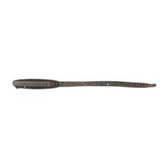 NIKKO Pin Tail Worm 1.9 inch Black Aurora 596 for crappie and panfish jigging