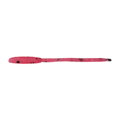 NIKKO Pin Tail Worm 1.9in Peppergum 594 for crappie and panfish with soft action