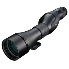 Nikon Monarch 20-60x82 ED spotting scope front view for crisp field observations.
