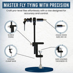 Close-up of the vise with base part of the Ninnifly kit