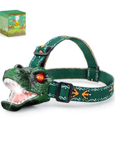Niovexium LED T-Rex headlamp roars for playful nighttime adventures