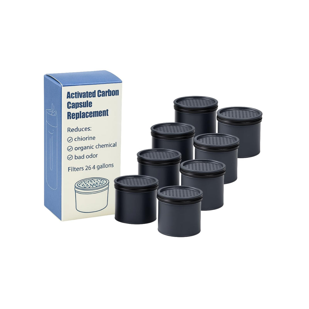 Nispira carbon filter for Lifestraw Go Series improves taste and odor while traveling.