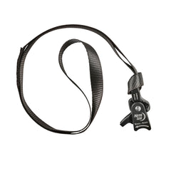 Quick-release lever shown for swift tension release.