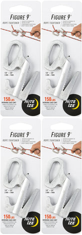 Nite Ize Figure 9 rope tightener assembly view for quick tie-downs